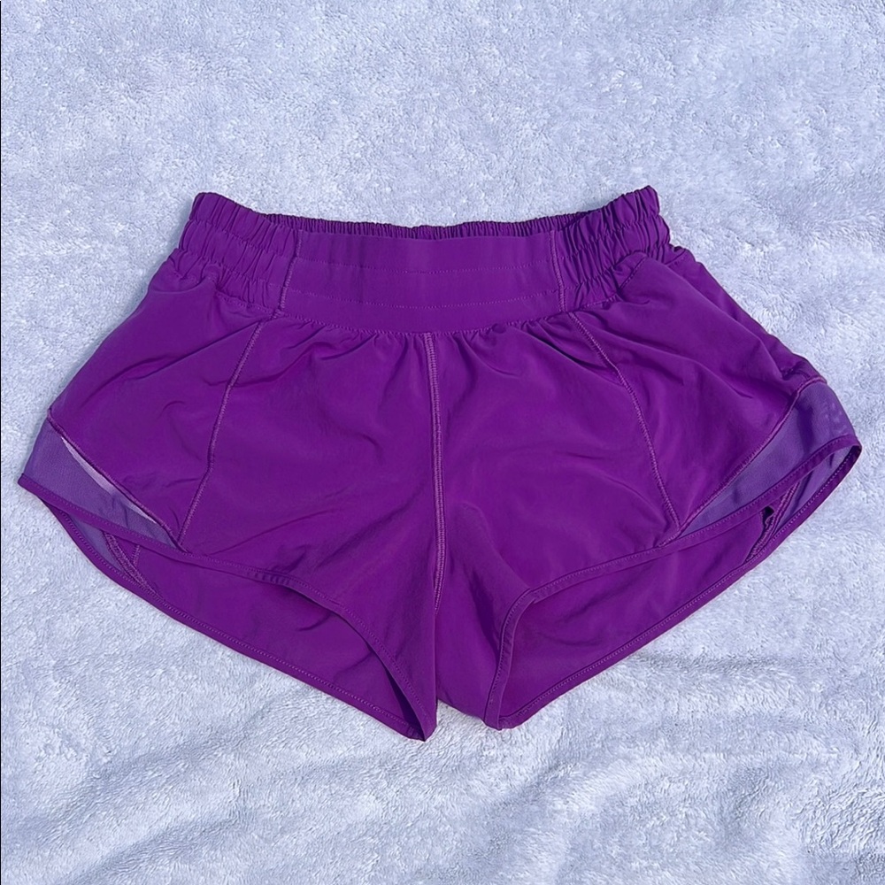 Lululemon Athletica Purple Athletic Shorts Lightweight Performance